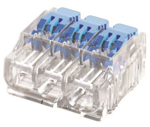 Ideal Industries IDEAL INDUSTRIES 32A 3 Port Wire Connector Gen II Lever. 50pc Jar. IDL30-0093J