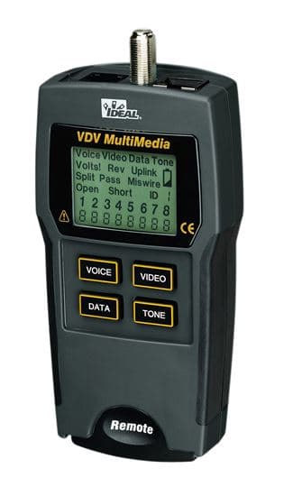 Ideal Industries IDEAL INDUSTRIES Voice/Data/Video Wiremapper and Tester. IDL33-856
