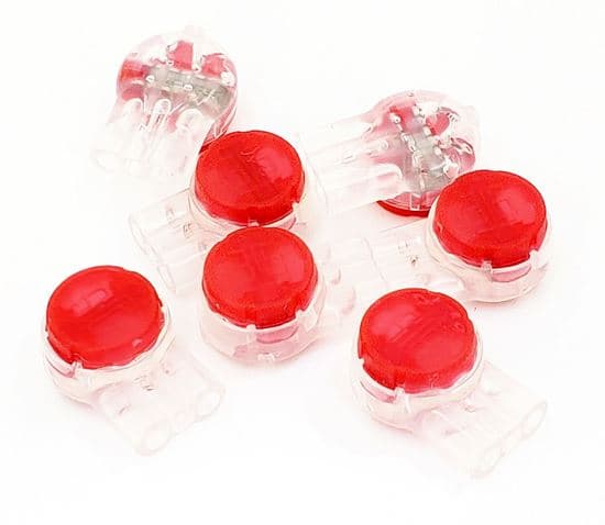 Ideal Industries IDEAL INDUSTRIES UR2 Red IDC 3-Wire Butt Splice Jellybean Wire IDL86-930