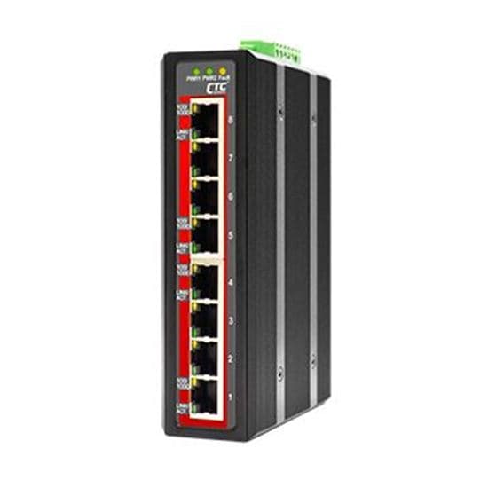 CTCunion CTC UNION 8 Port Gigabit Unmanaged Switch. 8x 10/100/1000Base-T(X). IGS-800