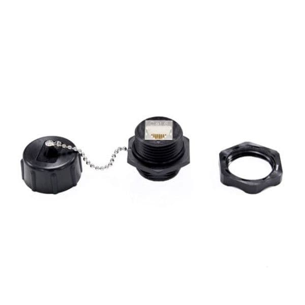 Dynamix DYNAMIX IP67 Rated Cat6 Shielded Keystone Jack with Dust Cap. IPR-C6J
