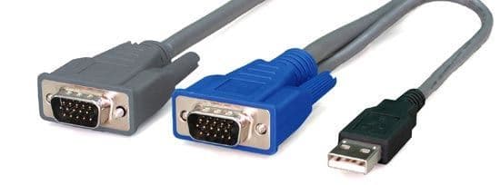 Rextron REXTRON 1.8m, 2-to-1 USB KVM Switch Cable. KNVU-1
