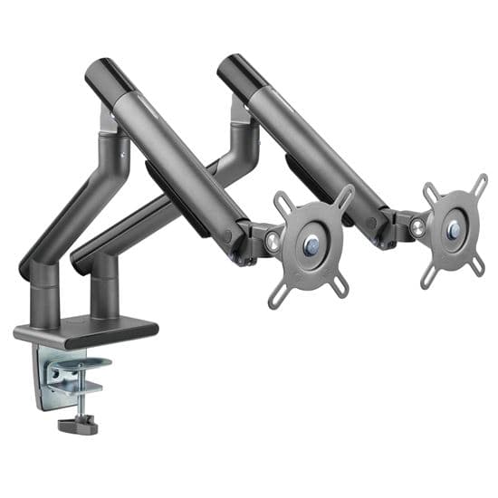Brateck BRATECK 17-32" Dual Premium Slim Aluminium Spring-Assisted Desk LDT49-C024-SG