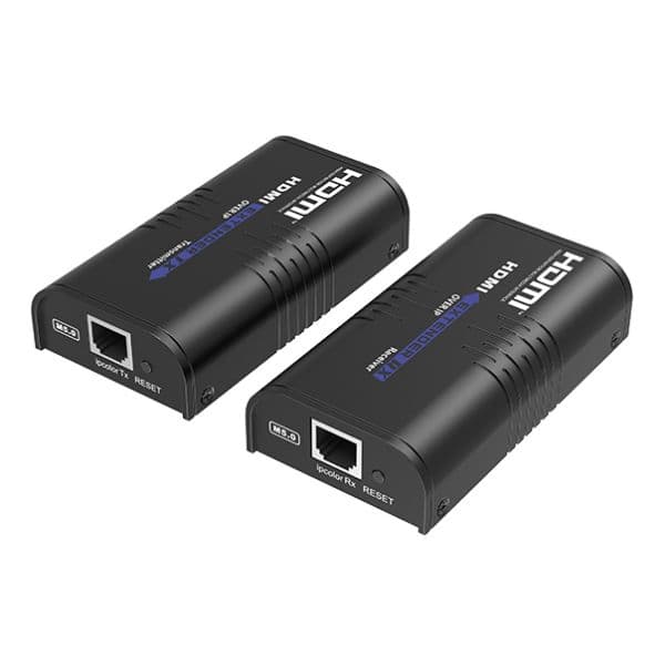 Lenkeng HDMI Over IP Extender Supports Cat5E/6, Many-To-Many Transmitter & Receiver Kit LKV373-M5.0