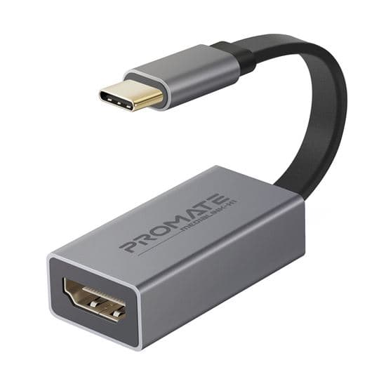 promate PROMATE USB-C to HDMI Adapter. Supports up to 4K@30Hz. Plug & MEDIALINK-H1