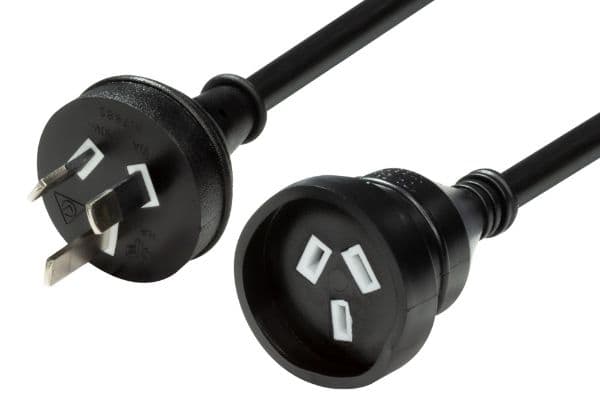 Dynamix DYNAMIX 2M 240v 10A Standard Duty Power Extension Lead PEXT2MBK