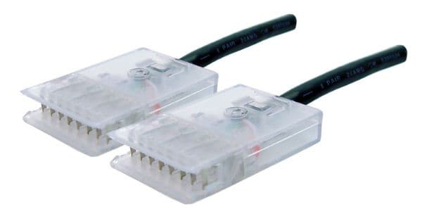 Dynamix DYNAMIX 1.5m 4x Pair 110/110 Cat5e Patch Lead: Default Black, A spec PL-1104P-1H