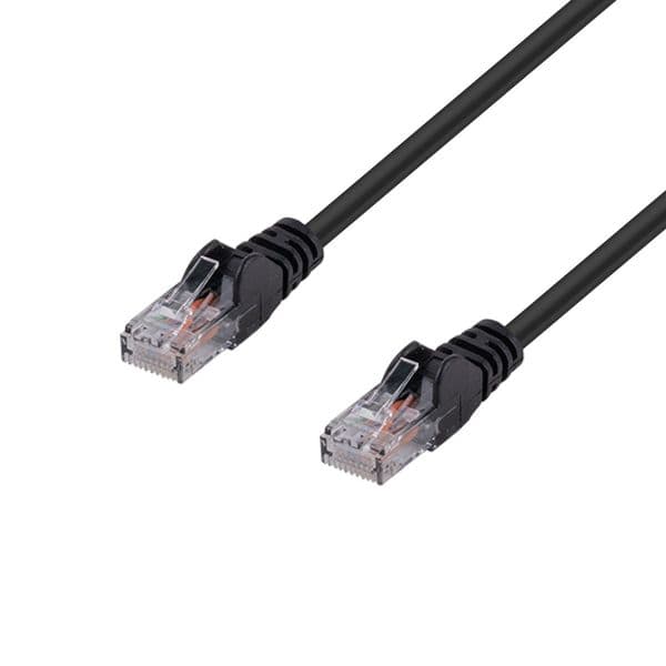 Dynamix DYNAMIX 0.3m Cat6 Black UTP Patch Lead (T568A Specification) 250MHz PLK-C6A-PP