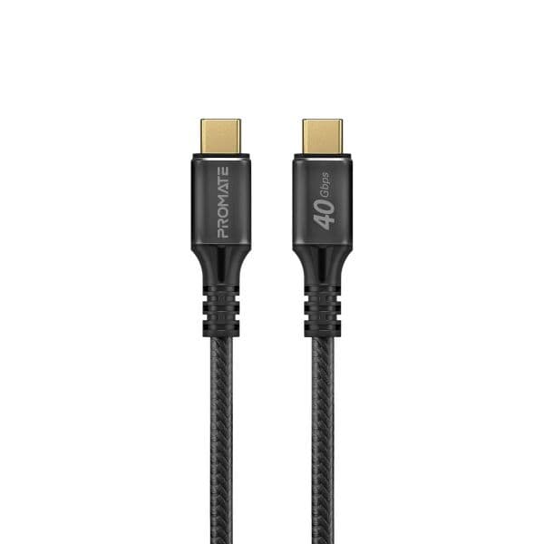 Promate PROMATE 1M 240W USB-C Cable. Supports Thunderbolt 3, 5A/48V POWERBOLT240-1M