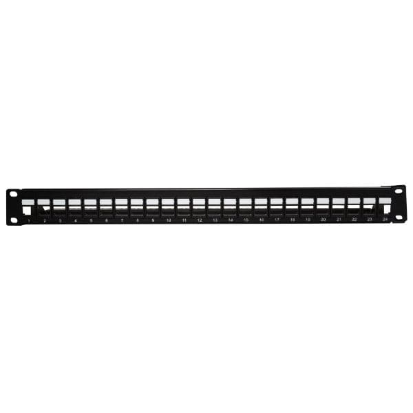 Dynamix DYNAMIX Cat6A 180 Unshielded Keystone patch panel,  24 Port PP-C6AUTP-24