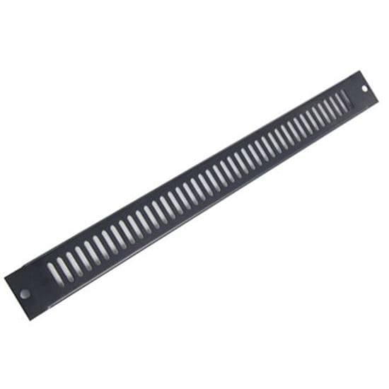Dynamix DYNAMIX 1RU Vented Blanking Panel. Black Colour RAVBP-1RU