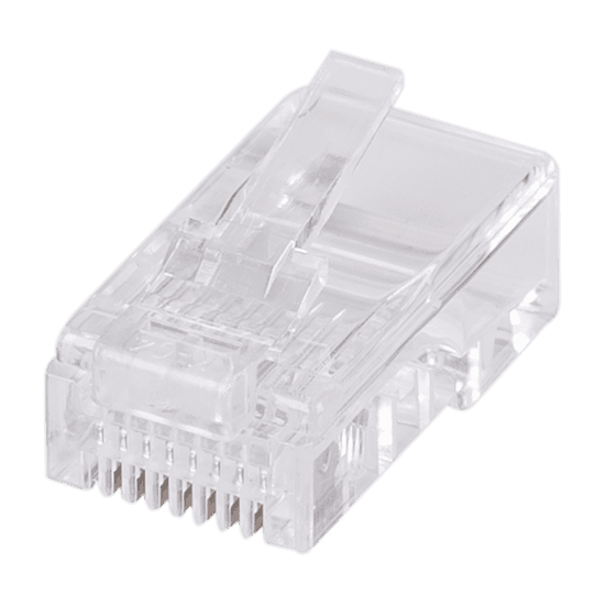 Dynamix DYNAMIX RJ45 Plug 20pc Bag, 8P8C Modular Plug (Flat, Stranded). RJ-45-20