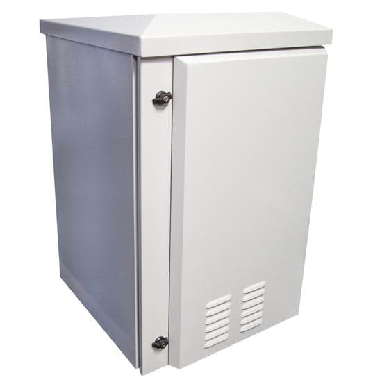 Dynamix DYNAMIX 24RU Vented Outdoor Wall Mount Cabinet. Ext Dim 611x425x1190 RODW24-400FK