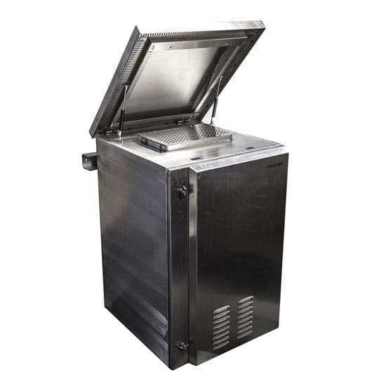 Dynamix DYNAMIX 24RU Stainless Vented Outdoor Wall Mount Cabinet (611 x RODWSS24-600FK