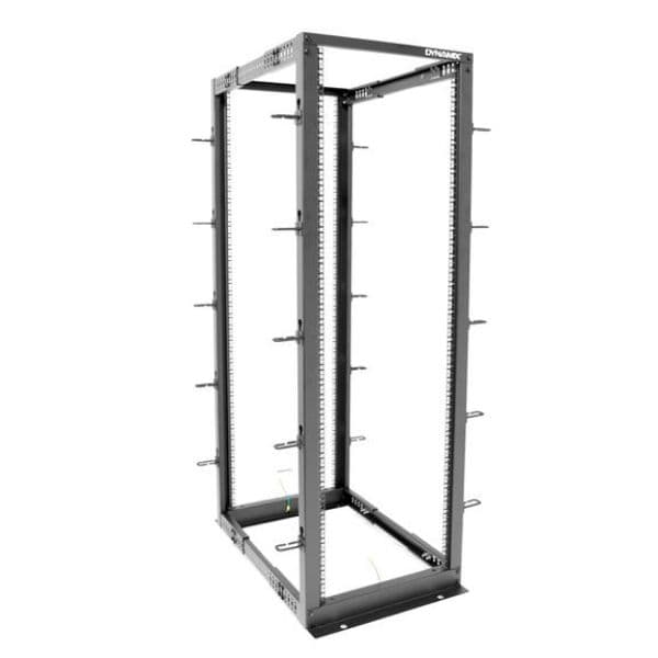 Dynamix DYNAMIX 42U 4 Post Depth Adjustable Open Frame Rack. ROF4P42
