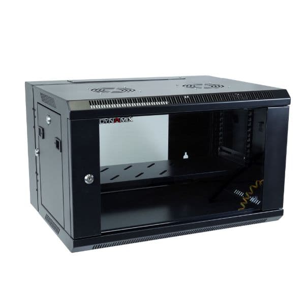 Dynamix DYNAMIX 6RU Universal Swing Wall Mount Cabinet. Removable Back mount RSFDS6