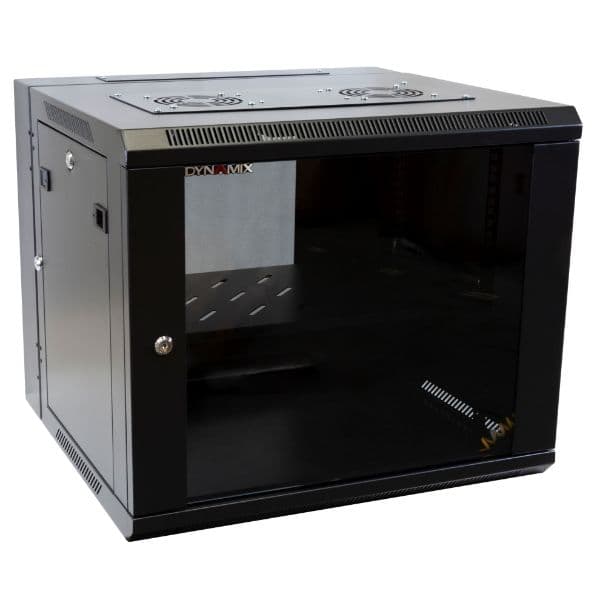 Dynamix DYNAMIX 9RU Universal Swing Wall Mount Cabinet. Removable Back mount RSFDS9