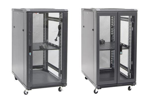 Dynamix DYNAMIX 22RU Server Cabinet 600mm Deep (600 x 600 x 1190mm). Incl. 1x RSR22-6X6