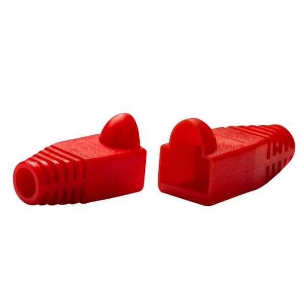 Dynamix DYNAMIX RED RJ45 Strain Relief Boot (6.0mm Outside Diameter). SRB-UTP-RED-20