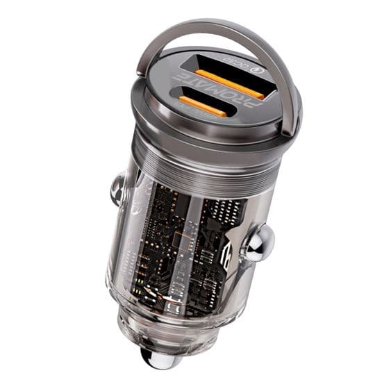 Promate PROMATE 65W Quick Charging In-Car Adapter for Tablets & Smartphones. TRANSDRIVE-65W