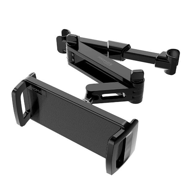 Promate Car Seat Phone Mount Holder For 4'' To 11'' Devices TRIPMOUNT-BLK