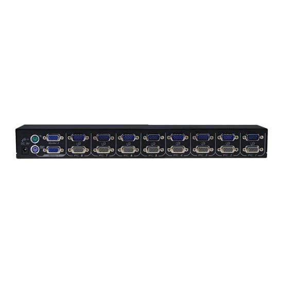 Rextron REXTRON 1-8 USB/PS2 Dual Video (VGA) KVM Switch.  8x 1.8m USB UDV108DC-BK