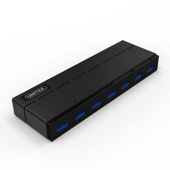 Unitek UNITEK USB 3.0 7-Port Hub with 1.5A Charging Per Port. Super Speed Y-3184