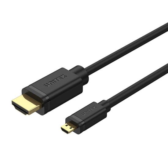 Unitek UNITEK 2M Micro HDMI Male to HDMI Male Cable. Y-C182
