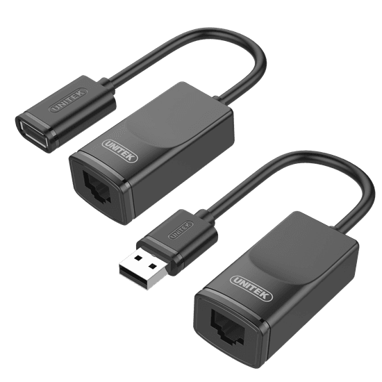 Unitek UNITEK USB 1.1 Extension Over RJ45 up to 60m. Use Cat.5, Cat.5e or Y-UE01001