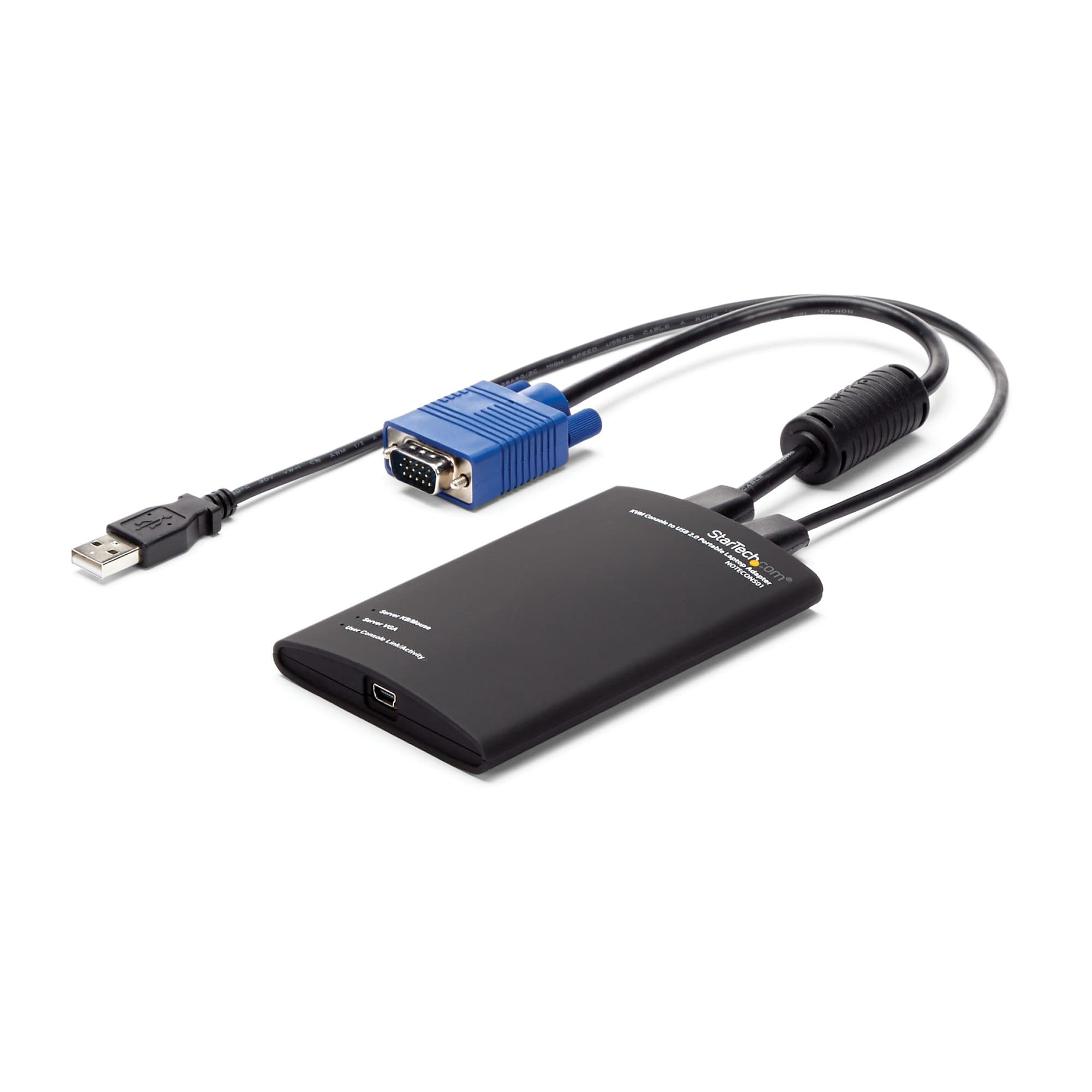 StarTech.com KVM Console to USB 2.0 Laptop Crash Cart Adapter 385108