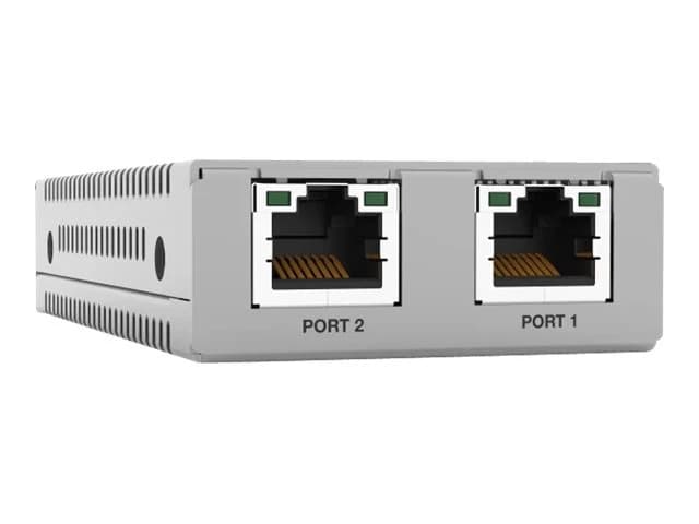Allied Telesis AT-MMC2000/T-960 TAA- 10/1000/1000T to 10/100/1000T Media Extender- Universal PSU 512088
