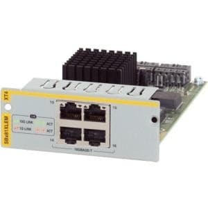 Allied Telesis AT-SBx81XLEM/XT4 4 x 10G RJ-45 module for SBx81XLEM line card 512133