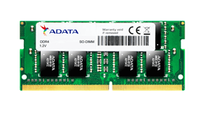 Adata ADATA 8GB DDR4-2666 1024X8 SODIMM Lifetime wty AD4S266638G19-B