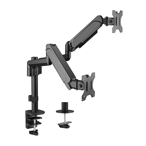 BRATECK Elegant Dual 17"-32" Counter Balance Monitor Pole Mount