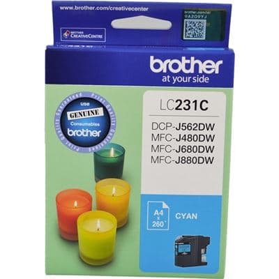 Brother Brother LC231C Cyan Ink Cartridge LC231C