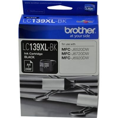 Brother Brother LC139XLBK Black High Yield Ink Cartridge LC139XLBK