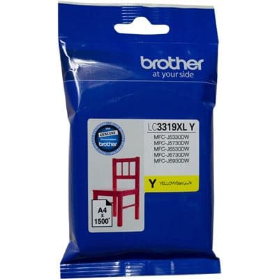 Brother Brother LC3319XLY Yellow High Yield Ink Cartridge LC3319XLY