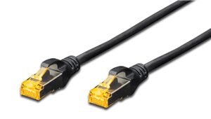 Digitus Digitus S-FTP CAT6A Patch Lead - 0.25M Black CA9300K