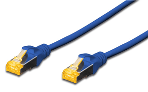 Digitus Digitus S-FTP CAT6A Patch Lead - 0.5M Blue CA9301B