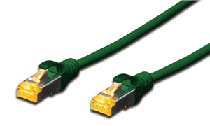 Digitus Digitus S-FTP CAT6A Patch Lead - 5M Green CA9325G