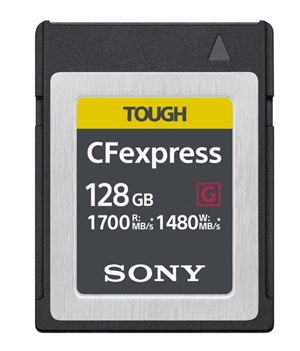 Sony CEBG128 Tough CFexpress Type B 128GB Memory Card