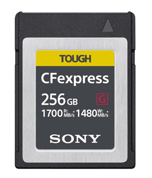 Sony CEBG256 Tough CFexpress Type B 256GB Memory Card