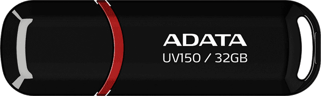 Adata ADATA UV150 Dashdrive USB 3.2 32GB Black/Red Flash Drive FP286-X32
