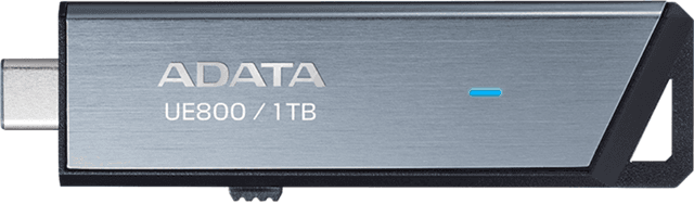 Adata ADATA UE800 Retractable USB3.2 Gen 2 Type-C 128GB External SSD 5yr wty FP309-01