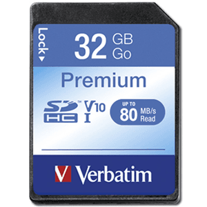 Verbatim Verbatim Premium SDHC Class 10 Card 32GB FS156-X32