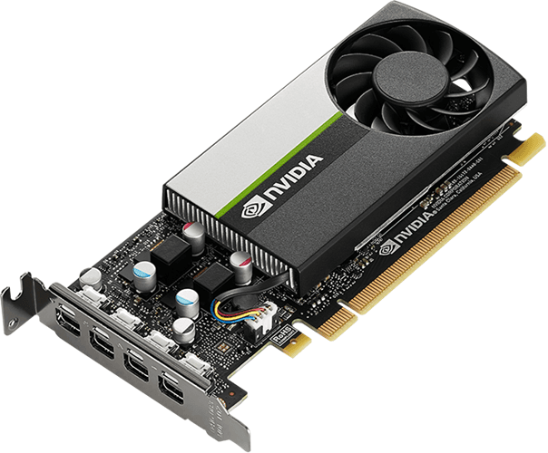 Nvidia Quadro T600E 4GB PCIE Graphics Card 4*miniDP Low Profile