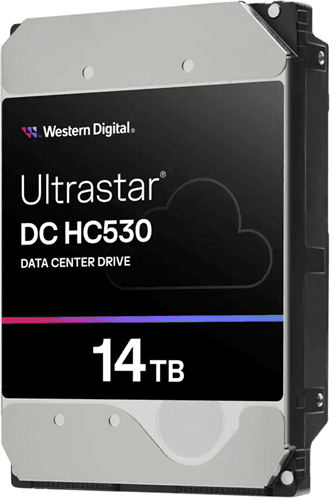 WD Ultrastar DC HC530 SATA 3.5" 7200RPM 512MB 14TB NAS HDD