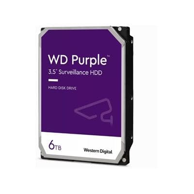 Western Digital WD Purple 6TB SATA 3.5" Intellipower 256MB Surveillance HDD 3Yr Wty. WD64PURZ
