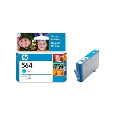 HP HP 564 Cyan Ink Cartridge CB318WA