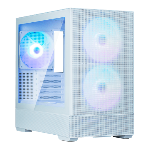 Zalman P30 AIR mATX Mini Tower Case 3x120mm ARGB White